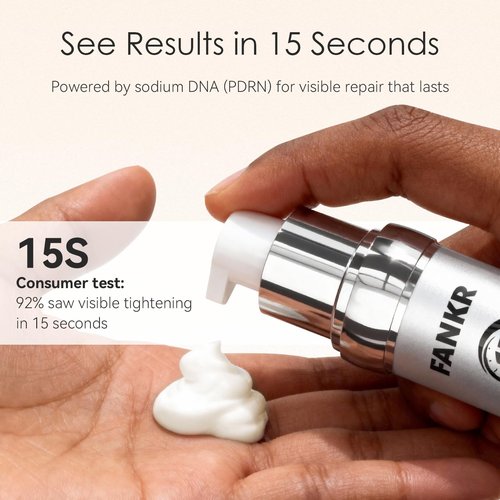 15-Second Instant Eye Lift Cream with Sodium DNA & 0.1% Retinal | Rapid Tightening for Eye Bags & Fine Lines | Dual-Action Firming + Long-Term Repair | Caffeine, Peptides & Collagen Complex | 0.7fl oz