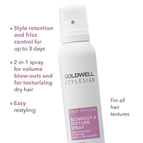 Goldwell StyleSign Blowout & Texture Spray - Achieve Effortless Volume & Hold | 8.5 oz