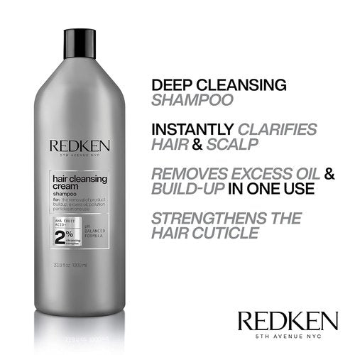 Redken Detox Clarifying Shampoo - Removes Buildup & Strengthens Hair Cuticle for All Hair Types