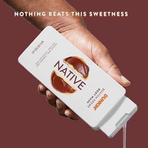 Native Body Wash - Dunkin Boston Kreme Scent | Naturally Derived Ingredients, Sulfate & Paraben Free | 18 oz