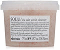 Davines SOLU Sea Salt Scrub Cleanser - Gently Removes Residues for Normal to Heavily-Styled Hair | Travel Size 2.54 Fl Oz