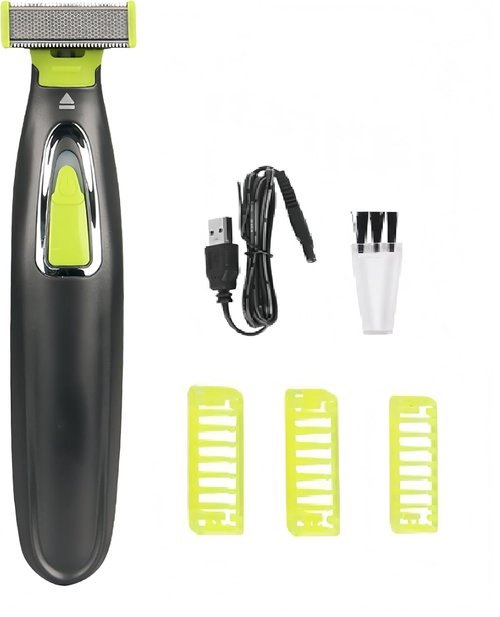 Skiennix Beard Trimmer - Rechargeable Men's Grooming Kit with Washable Electric Razors | Versatile for Face, Beard & Mustache