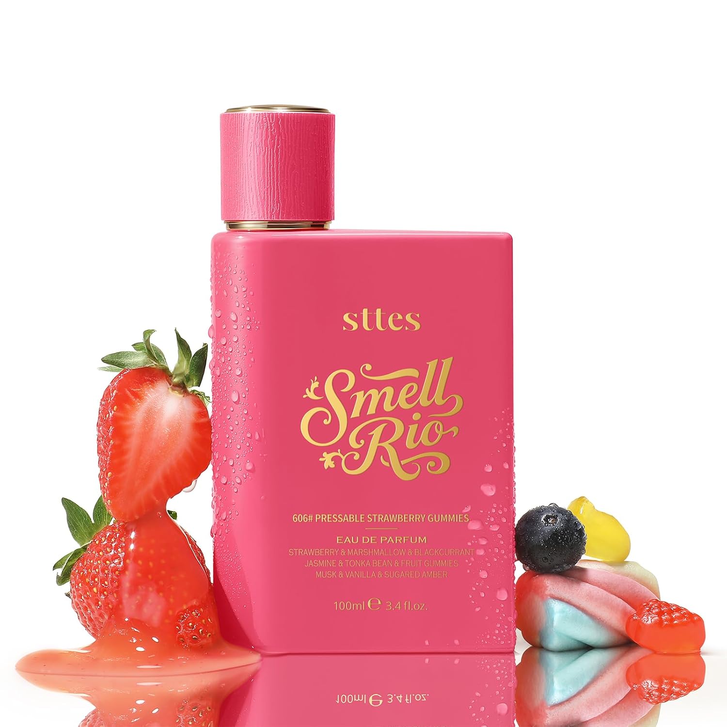 Sttes Smell Rio Perfume - Long-Lasting Hair Perfume for Women | Strawberry, Candy & Vanilla 100ml