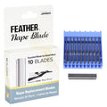 Feather - Nape Blades - Single Edge Guarded Replacement Blades – Fits Feather Nape & Body Razor – For Thinning, Layering, Precision Styling & Body Hair Removal – Japan Made - 10 Pack