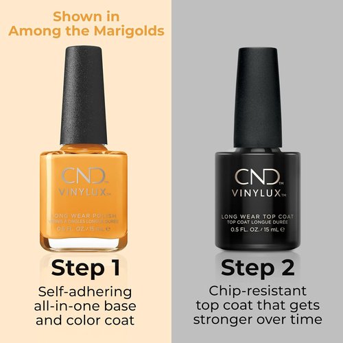 CND Vinylux Yellow Nail Polish - Longwear Formula with Gel-Like Shine & Chip Resistance