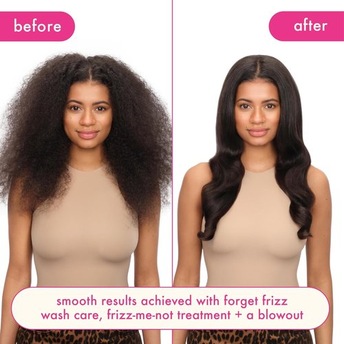 Amika Frizz-Me-Not Hydrating Anti-Frizz Treatment - Lightweight Spray for Medium to Thick Hair, Humidity & Heat Protection