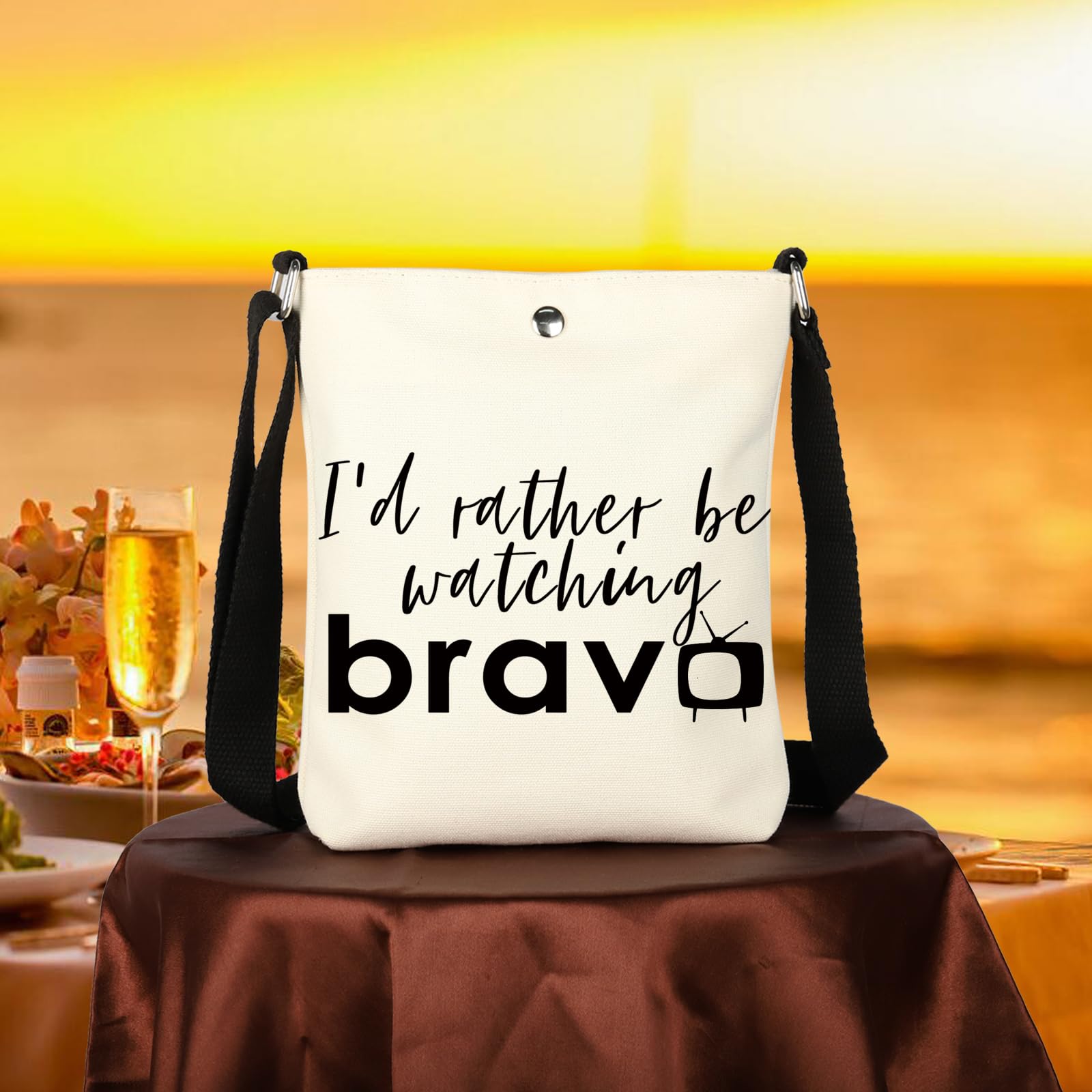 WCGXKO TV Show Inspired Zipper Makeup Bag Travel Bag for Mom Sister Best Friend Wife Aunt (bra XK)