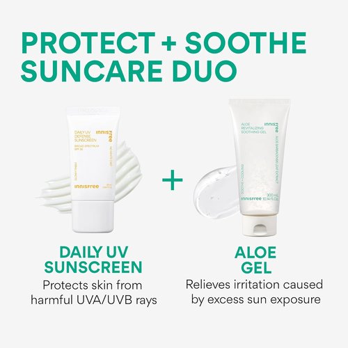 Innisfree Daily UV Defense SPF 36 Face Sunscreen - Invisible Finish, Lightweight & Hydrating, Gift Sets Available