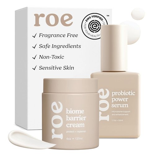 Roe Wellness Baby Cream & Serum Power Pair - Hydrating Skincare for All Ages | For Dry, Irritated Skin