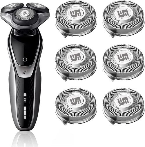 Philips Norelco SH50 Replacement Heads - Electric Shaver Blades Compatible with 5000 Series | 6-Pack