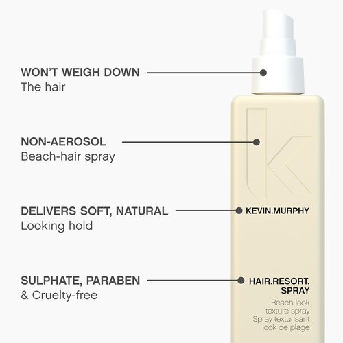 KEVIN.MURPHY Hair.Resort.Spray - Beach Look Hairspray for Fine Hair - Natural Flexible Hold - 150 mL / 5.1 fl oz