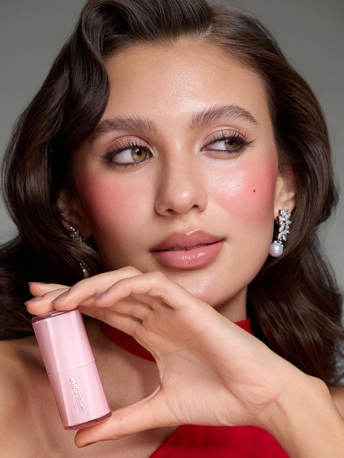 SheGlam Buttery Bliss Blush Stick - Creamy Cherry Pick Color for Flawless Cheeks
