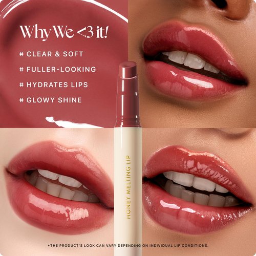 Nature Republic Honey Melting Lip Stick - Hydrating Gloss & Moisturizing Balm in 05 Plum | Sheer Tint & Glowy Finish
