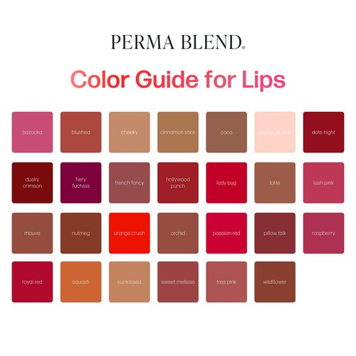 Perma Blend - Mauve - Mauve Tattoo Ink for Permanent Makeup - Lip Blush Microblading Ink to Enhance Color - Lip Blushing & Tattoo Supplies - Vegan (0.5 oz)