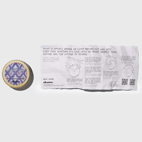Davines Strong Dry Wax - Matte Texture for Definition & Separation | 2.54 Fl Oz - Strong Hold