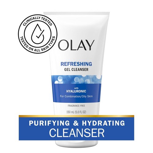 Olay Regenerist Face Wash - Fragrance-Free Hyaluronic + Peptide Formula, 5.0 oz