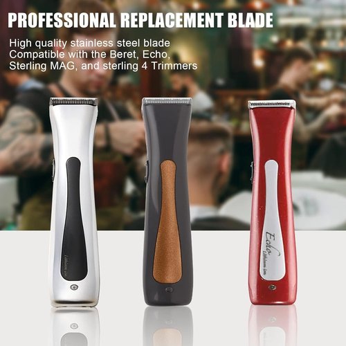 Mag Timmer Blade Replacement - 2111 Blades for Wahl Sterling Mag Trimmers | Silver | 2-Pack