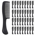 Black Combs in Bulk Individually Wrapped Disposable Comb Plastic Pocket Size Women Men Hair Combs for Home Homeless Hotel Shelter Charity Church Travel Nursing Hair Accessories 5.9 Inch (300 Pack)
