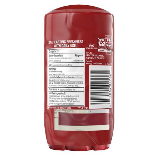 Old Spice Dry Feel Antiperspirant Deodorant for Men, 24/7 Freshness, 24/7 Sweat & Odor Protection, Gentle on Skin with Skin Conditioners, Oasis with Vanilla + Argan Oil Scent, 2.6 oz (Pack of 2)
