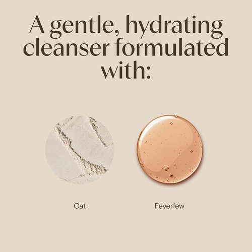 Aveeno Calm + Restore Nourishing Oat Cleanser - Daily Hydrating Face Wash for Sensitive Skin, 7.8 fl oz