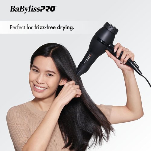 BaBylissPRO Hair Dryer - Porcelain Ceramic Technology for Fast Drying | Lightweight & Powerful