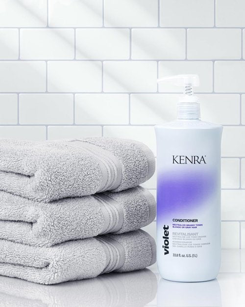 Kenra Violet Conditioner - Eliminates Brassy Tones | Purple Pigment for Vibrant Blonde & Gray Hair