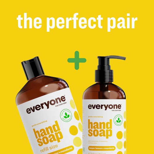 Everyone Liquid Hand Soap Refill - Meyer Lemon & Mandarin | 1 Gallon, Essential Oils for Kitchen & Bathroom