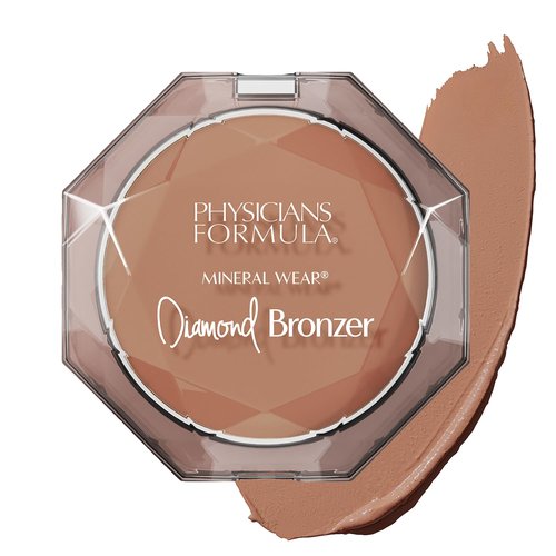 Physicians Formula Mineral Wear® Diamond Bronzer - Weightless Creamy Powder-Serum Hybrid for Dewy Finish | Bronze Gem
