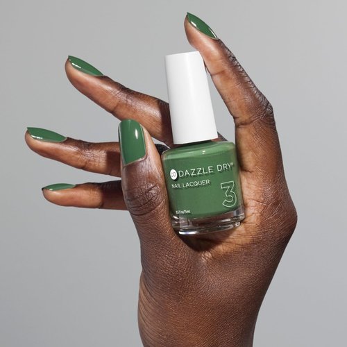 Dazzle Dry Nail Lacquer (Step 3) - Fern - A fern green. Full coverage cream. (0.5 fl oz)