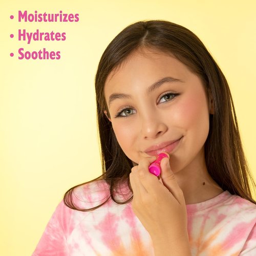 Lip Smacker Bunny Lip Balm - Moisturizing Hydration for Kids | Fun Collectible Easter Gift - Berry Hoppy