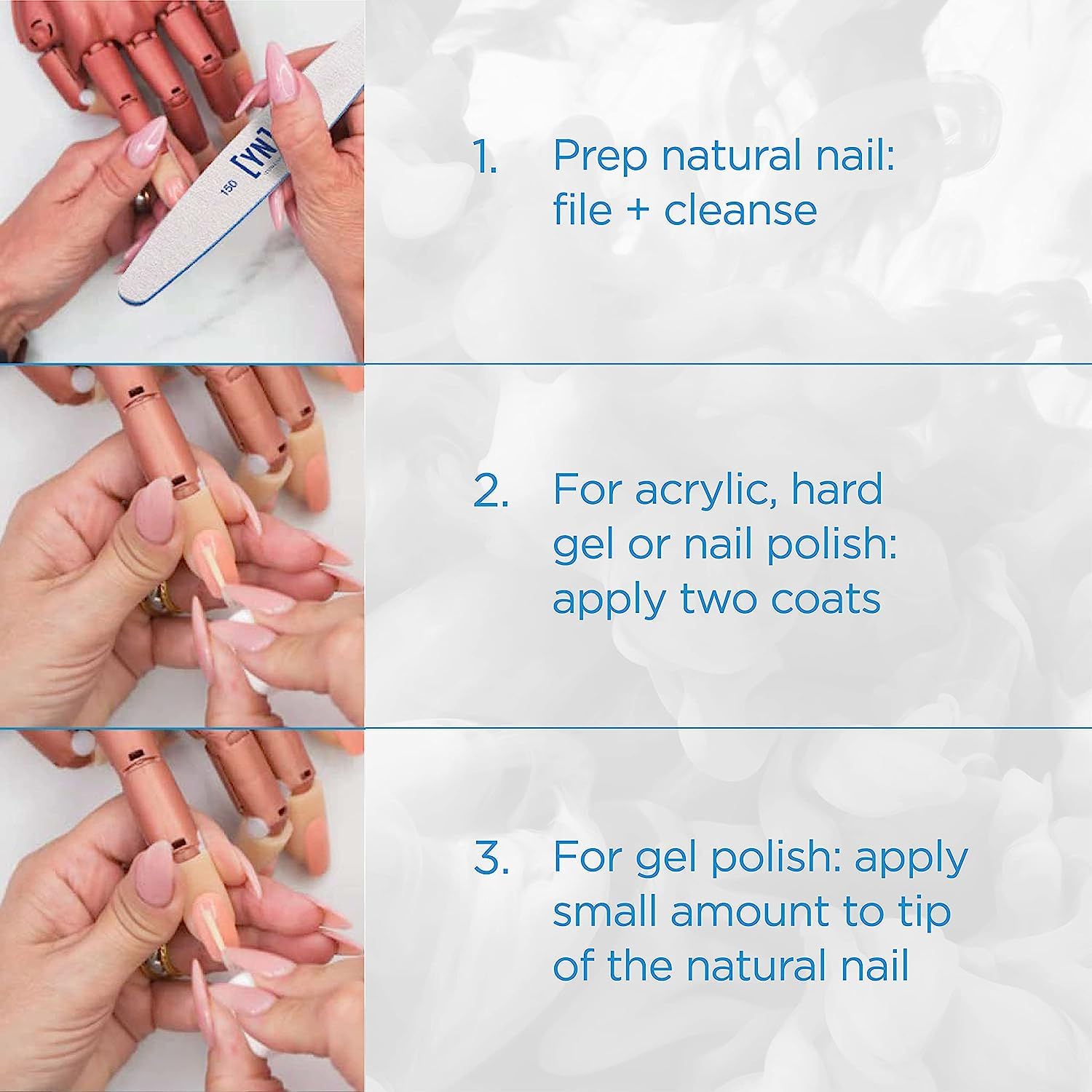 Young Nails Protein Bond - Non-Acidic Nail Primer, Enhanced Adhesion for Gel Polish & Acrylic, Nail Dehydrator, PH Bonder for Gel Nails, 0.5 oz