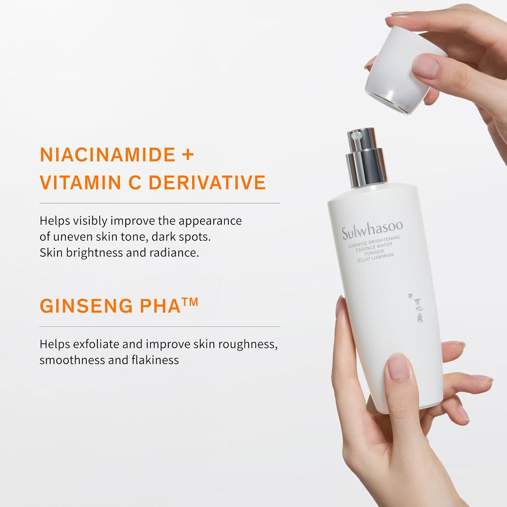 Sulwhasoo Lumiwise Essence Water - Prep & Illuminate Your Skin | Smooth & Refine Daily Radiance