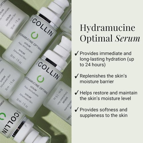 G.M. COLLIN Hydramucine Optimal Serum - Hydrating Face Serum with Hyaluronic Acid for Moisture Restoration