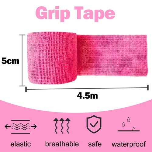 Large Tattoo Machine Covers with Grip Wraps, Urknall 200pcs Pink Tattoo Pen Covers and 4pcs Tattoo Grip Tattoo Pen Covers Grip Covers Tattoo Pen Sleeves Combination Pink Tattoo Supplies