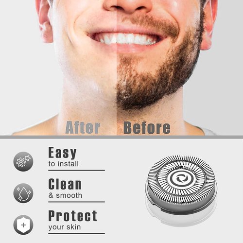 16 shaver replacement heads, compatible with Skull shaver Pitbull Gold PRO shaver replacement blades 4 heads