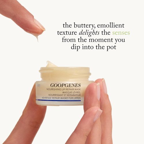 Goop Beauty Nourishing Lip Repair Mask - Hydrating Treatment for Smooth, Plump Lips | Ceramides & Vegan Lanolin | 0.3 oz