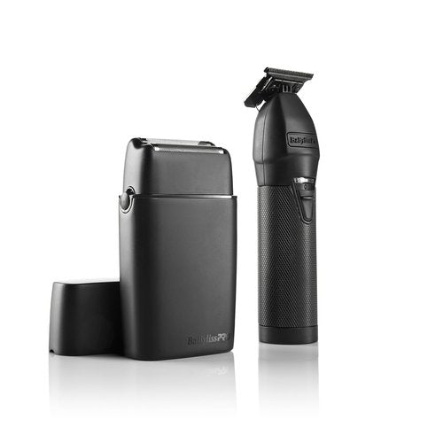 BaBylissPRO LIMITEDFX Hair Trimmer & Double Foil Shaver - High-Performance Lithium-Ion Battery, Cord/Cordless