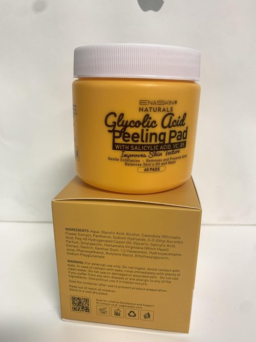 Regine Switzerland Peeling Pads - Glycolic Acid, Salicylic Acid & Vitamin C for Radiant Skin | 50 Pre-soaked Pads
