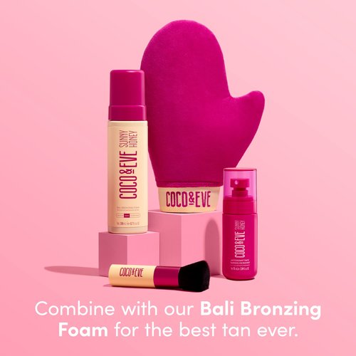 Coco & Eve Antioxidant Face Tanning Micromist – Hydrating Self Tanner & Tan Mist for Face, Streak-Free Quick-Dry Sunless Facial Mist Spray, Natural Glow (75 ml)