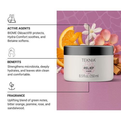 LAKMÉ Teknia Scalp Care Hydra Cream Gel Mask - Nourishing Relief for Dry Scalp | 8.5 Fl Oz