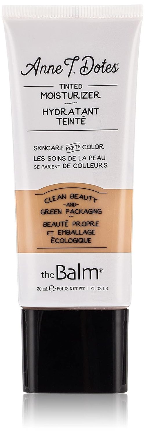 theBalm Anne T. Dotes Tinted Moisturizer - Medium Skin Tone, 1 Fl Oz | Flawless Finish & Hydration