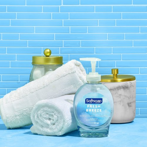 Softsoap Liquid Hand Soap Fresh Breeze (7.5 Fl Oz, Pack of 6) Moisturizing Liquid Hand Soap, Milk and Honey (7.5 Fl Oz, Pack of 6)