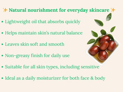Organic Jojoba Oil – 100% Pure, Cold-Pressed, Unrefined – Jojoba Oil for Hair, Skin, Face, Body, Beard, and Scalp – Natural Carrier Oil for Essential Oils – 16 fl oz Amber Glass Bottle with Pump