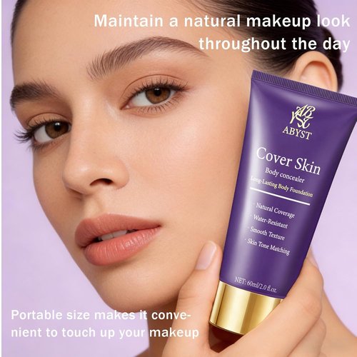 Nature Waterproof Concealer Body Foundation - Full-Body Beauty Moisturizer - Scar Coverage - 3.5 oz