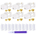 QWALIT 3 Pairs Ear Piercing Kit Gold Ear Piercing Gun Kit Disposable Self Piercing Earrings at Home Earring Gun Piercing kits with Earring Studs Small Ball