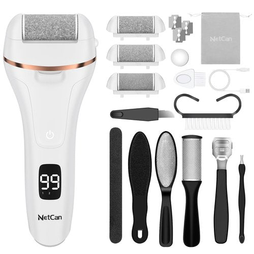 Electric Callus Remover for Feet, Professional Pedicure Tools Foot Care Kit, Portable Rechargeable Electric Feet File, Waterproof Foot File, Perfect for Foot Scrubber Dead Skin