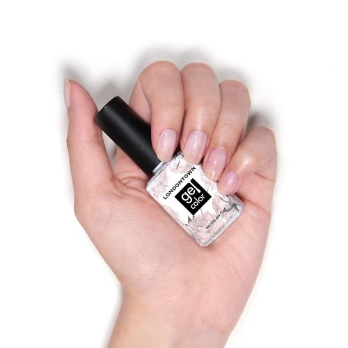 LONDONTOWN UV/LED White Gel Nail Polish - Long-Lasting, Chip-Resistant Shine - 12ml / 0.40fl oz