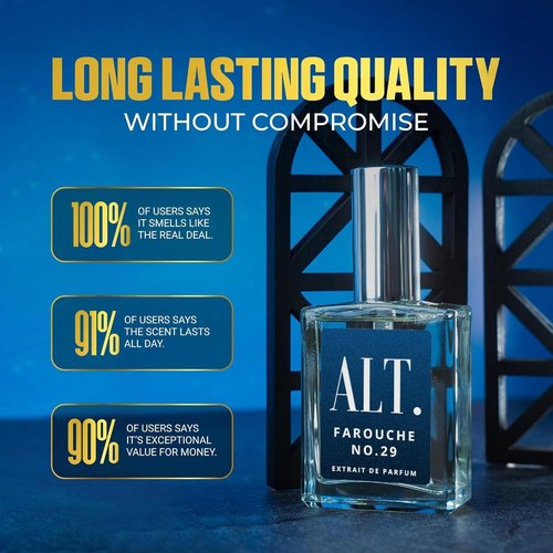 ALT. FRAGRANCES Farouche No. 29 - Bold Citrus Vanilla Extrait de Parfum for Men, 100ml