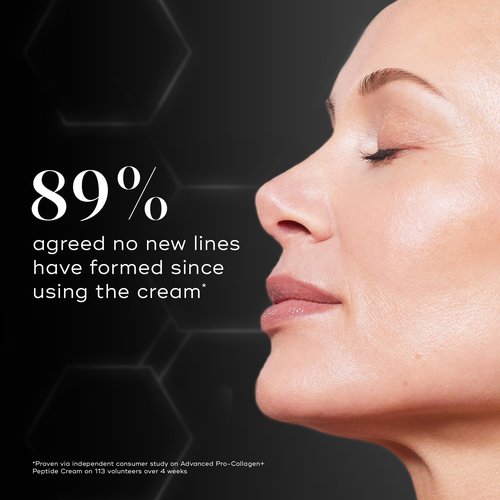 Medik8 Advanced Pro Collagen Peptide Cream - Daily Face Moisturizer for Dry Skin - Lifting Moisturizer Face Cream with Anti-Aging Peptides - 1.6 oz