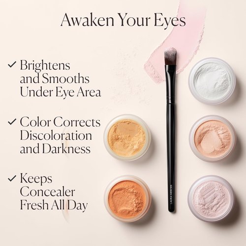 Laura Mercier Secret Brightening Under-Eye Setting Powder & Hydrating Setting Spray Bundle - Translucent, 24HR Shine Control